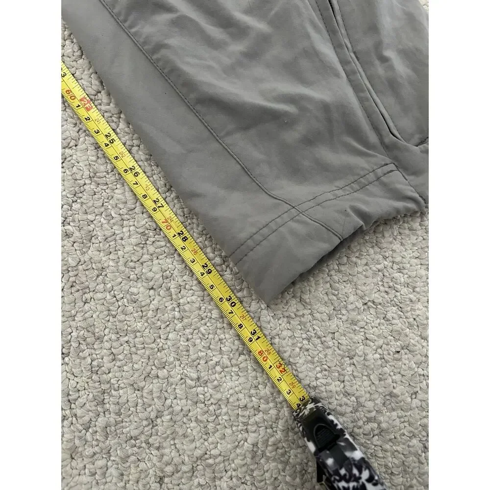 Mountain Hardwear Convertible Zip Off Hiking Pants Men’s M Regular Gray Nylon